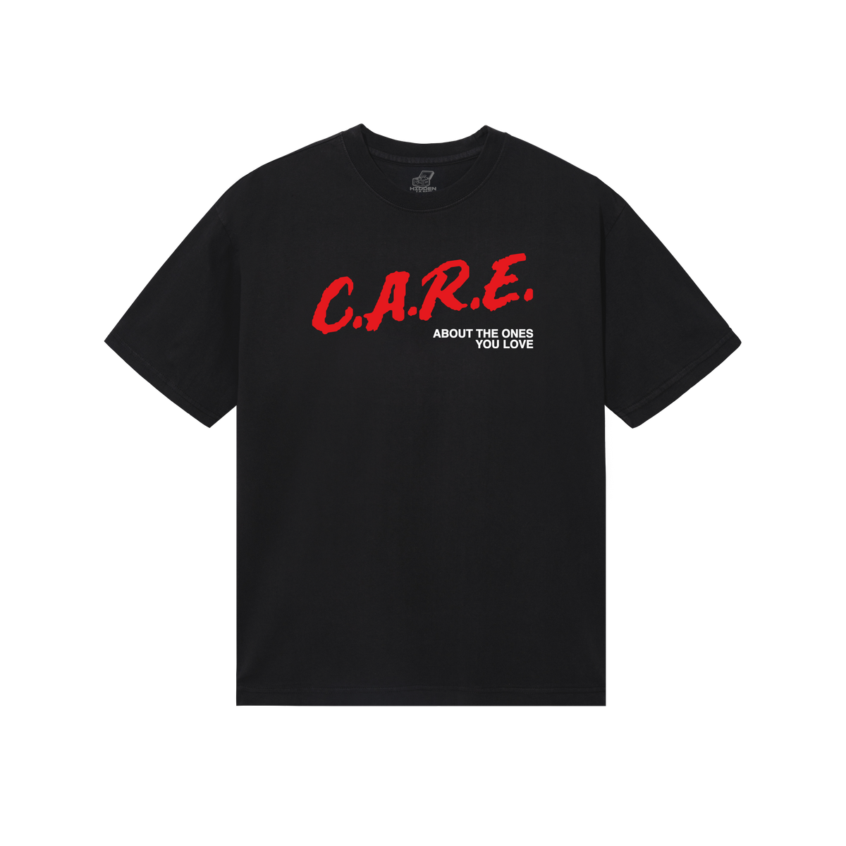 "CARE" T-Shirt / black